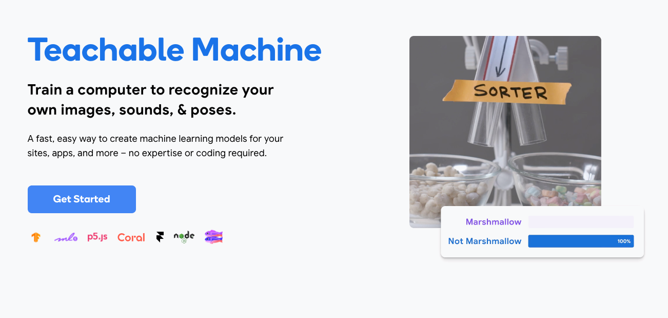 Teachable machine